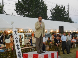 写真：サマーフェスタ イン ひさい挨拶