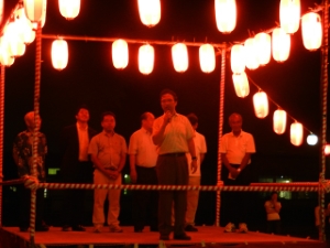 写真：夏まつり挨拶1