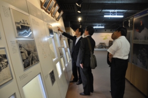 写真：上富良野郷土館視察