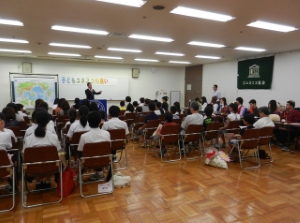 写真：子どもユネスコの集い挨拶