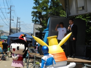 写真：第29回一身田七夕祭り挨拶