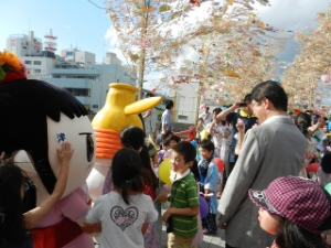 写真：つ七夕笹流し