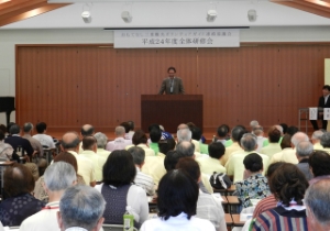 写真：おもてなし三重観光ボランティアガイド連絡協議会全体研修会挨拶