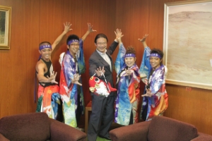 写真：第21回YOSAKOIソーラン祭り優秀賞受賞チーム「花昇舞」来