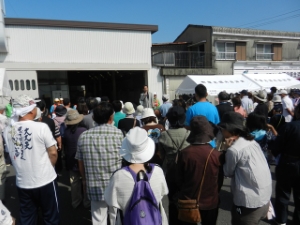 写真：北垣内自主防災訓練挨拶