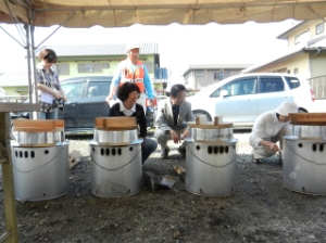 写真：北垣内自主防災訓練