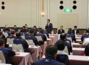 写真：津市スポーツ推進委員会第2回総会及び懇親会挨拶