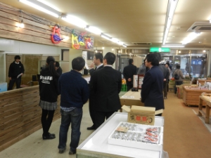 写真：街の駅 だいもん 訪問