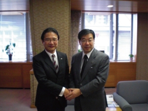 写真：京都府 山田啓二知事訪問