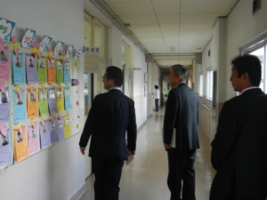 写真：津市立安濃小学校訪問