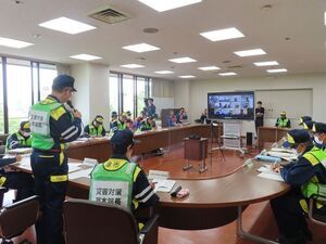 写真：津市災害対策図上訓練4