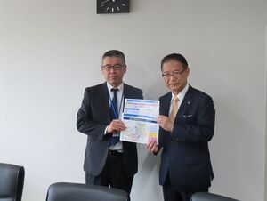 写真：国土交通省中部地方整備局 大島用地調整官訪問