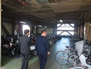 写真：駐輪場 現地確認1