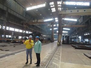 写真：JFEエンジニアリング津製作所 訪問