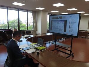 写真：新型インフルエンザ等対策推進会議