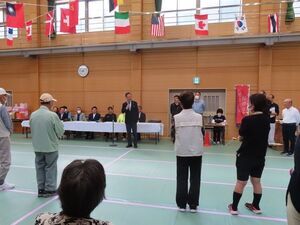 写真：元取地区体育祭 挨拶