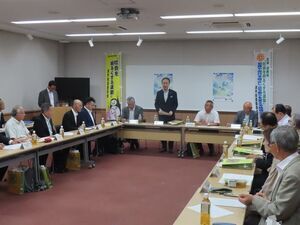 写真：社会を明るくする運動津市推進委員会 挨拶