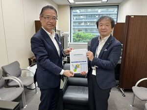 写真：小西会長訪問