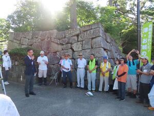 写真:津・お城クリーン作戦 挨拶