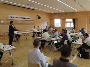 写真:津市自主防災協議会定期総会 挨拶