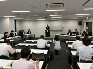 写真:国土調査推進連絡協議会 定例総会 挨拶