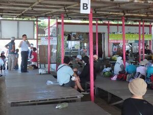 写真：香良洲海岸清掃 挨拶