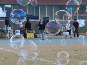 写真：8月3日開催 夏まつり挨拶