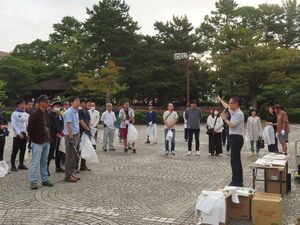 写真：津のまちを美しくする運動 挨拶