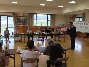 写真:9月15日開催 地区敬老会 挨拶4