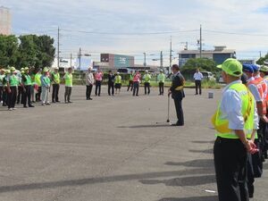 写真:秋の全国交通安全運動出発式1