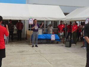 写真：第29回岩田川はぜ釣り大会 挨拶