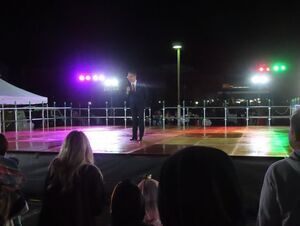 写真：げいのうハロウィン 挨拶