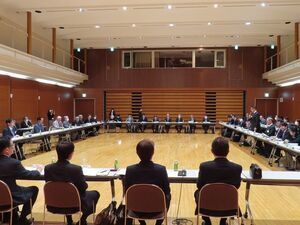 写真：三師会との意見交換会