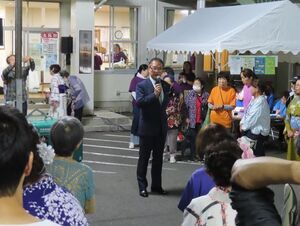 写真：泉ヶ丘秋まつり 挨拶