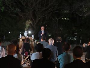 写真：観月会 挨拶