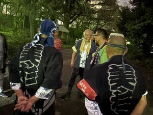 写真：美杉手筒花火