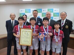 写真：全国ホープス卓球大会 準優勝報告