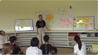 令和7年度第2回こども会議　グループ発表の様子