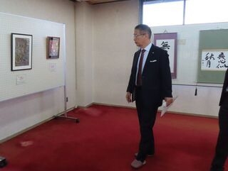 写真：11月3日開催地区文化祭 挨拶2