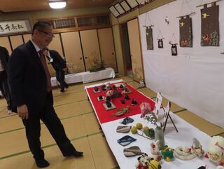 写真：11月3日開催地区文化祭 挨拶7