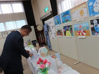 写真:11月98日開催地区文化祭 挨拶2