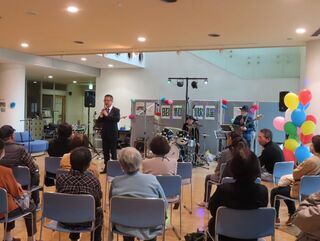 写真：11月9日開催地区文化祭 挨拶1