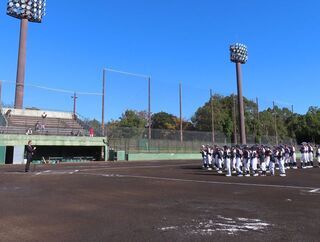 写真：津市少年硬式野球協会主催 プロ野球選手OBと学べる野球教室 挨拶