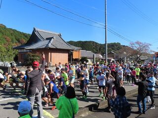 写真：第28回ひさい榊原温泉マラソン 挨拶2