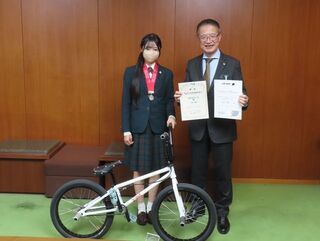 写真:第9回全日本BMXフリースタイル選手権 優勝報告
