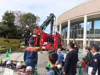 写真:津市消防フェスタ 訪問