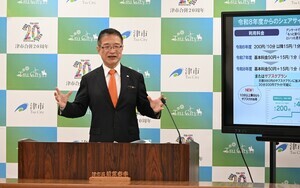 令和8年4月2日定例記者会見の様子