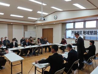 写真：第390回地域懇談会　戸木地区