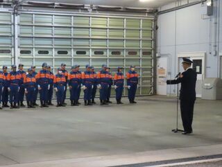 写真：津市消防団年末特別警戒巡視2