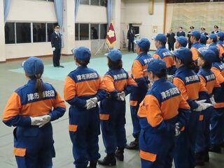 写真：津市消防団年末特別警戒巡視4